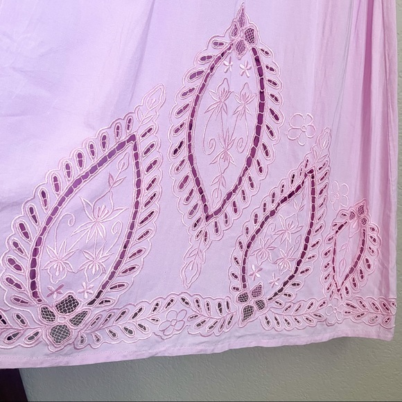 MATERNITY FILLYBOO Boho “Zippora” Embroidered Maxi Strapless Dress - Picture 11 of 13